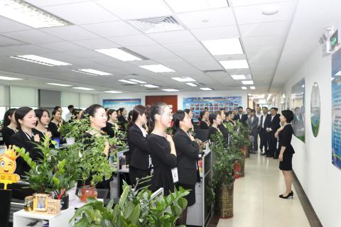明光市市委书记被天辰娱乐企业文化深深感动 | 深入沟通合作空间广阔